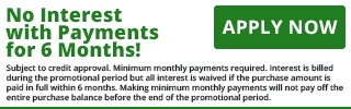 No Interest With Payments For 6 Months!